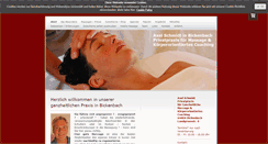Desktop Screenshot of massagepraxis-schmidt.de